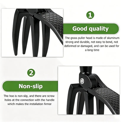 Leverage-Base Hand Weeder