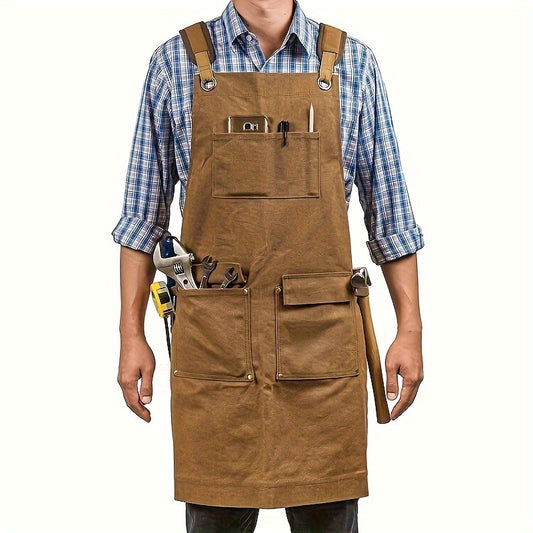 Heavy-Duty Canvas Gardening Apron