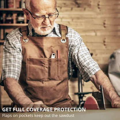 Heavy-Duty Canvas Gardening Apron